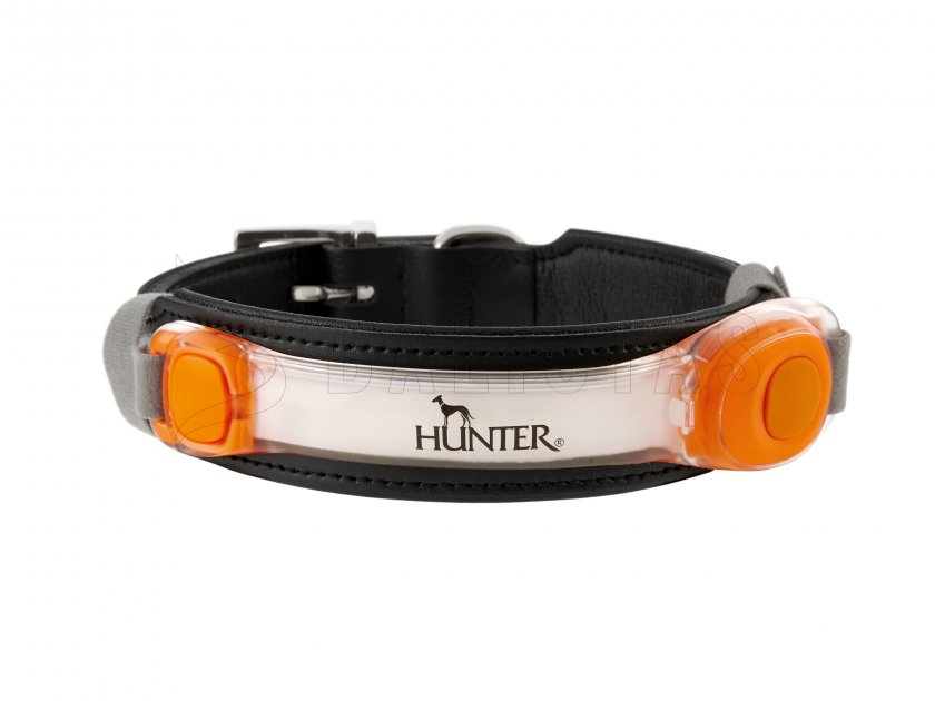 Colgante LED luminoso para collar Hunter naranja