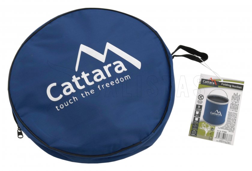 Cubo de agua plegable Cattara 9 litros