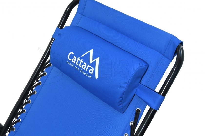 Silla de camping Cattara LIVORNO azul