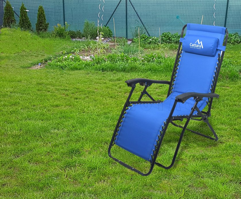 Silla de camping Cattara LIVORNO azul