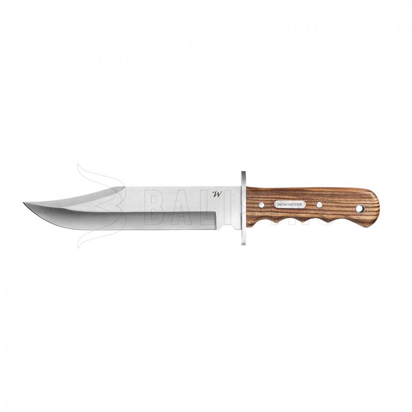 Cuchillo Winchester Double Barrel Bowie con funda