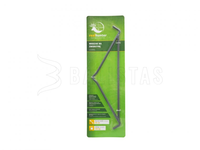 Gancho Realhunter para colgar piezas de caza de hasta 225 kg
