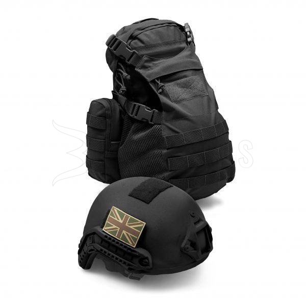 Mochila Warrior Helmet Cargo Pack 13l negra 2
