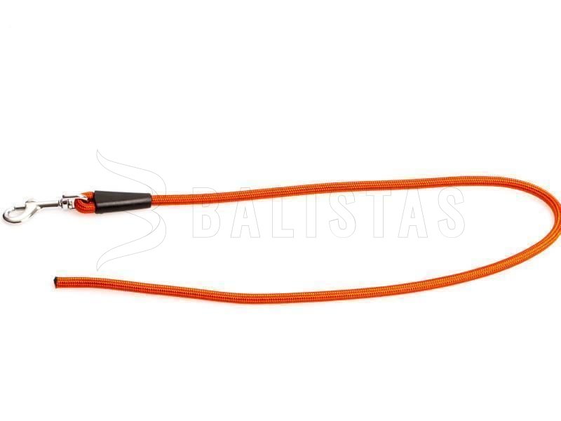 Dogtrace correa hebilla de plata 70cm naranja