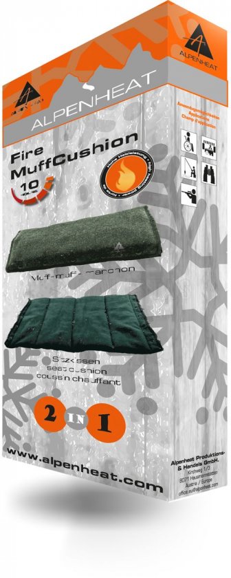Alpenheat 2en1 cojín de asiento calefactable AJ30