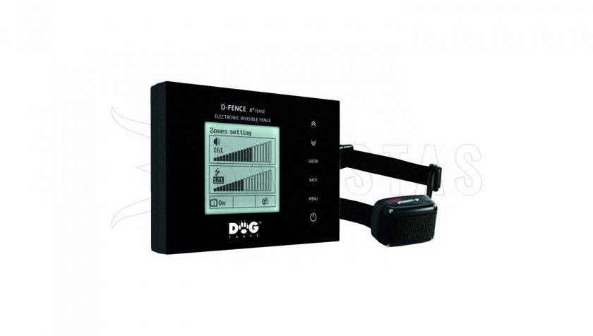 Valla invisible Dogtrace d-fence 202 negro