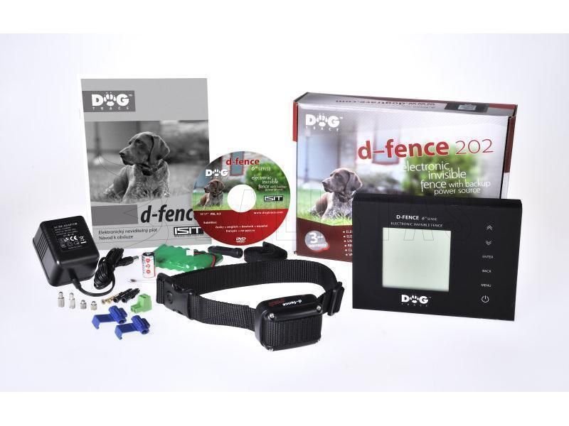 Valla invisible Dogtrace d-fence 202 negro