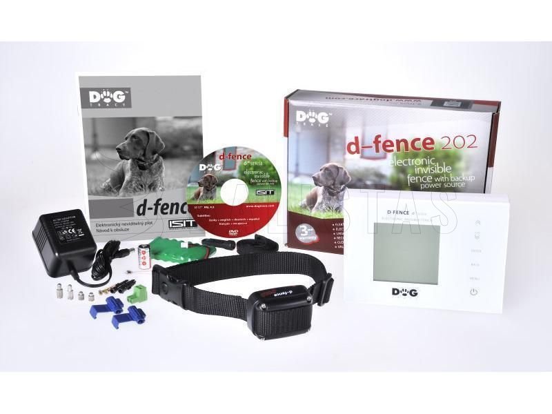 Valla invisible Dogtrace d-fence 202 blanca