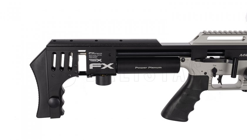 Carabina de aire comprimido FX Impact MKII Sniper Edition, Power Plenum, Plata 5,5mm
