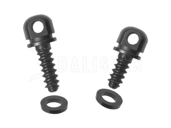 Tornillos para trabillas OC BO-4, negro