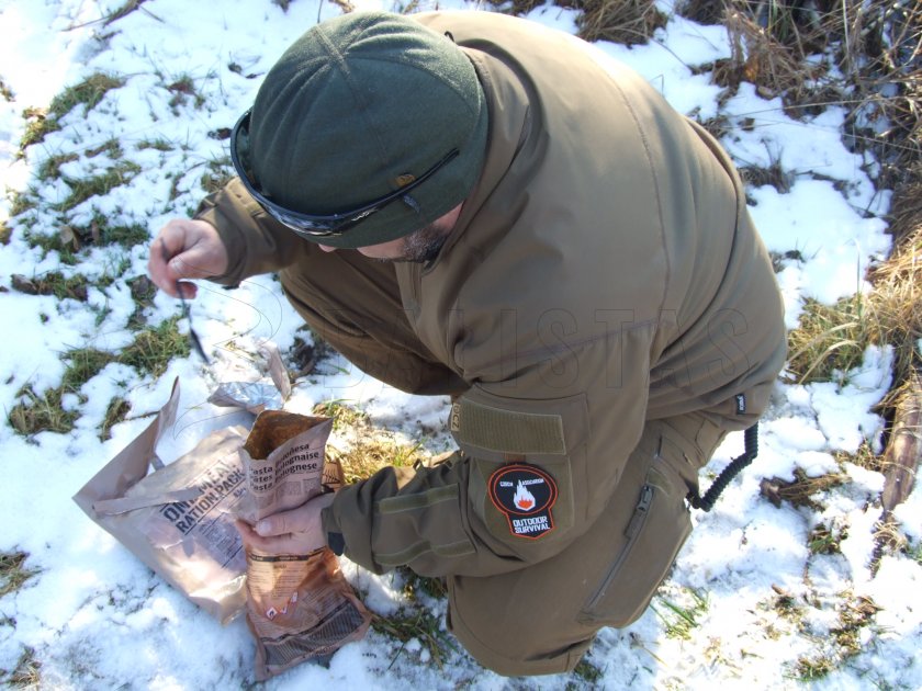 MRE - Una Comida, Menú III - Carne con arroz