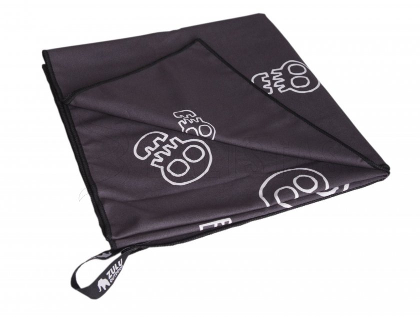 Toalla Zulu Light L 60x120cm calaveras