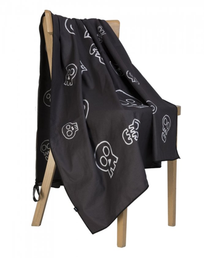 Toalla Zulu Light XL 85x150cm calaveras
