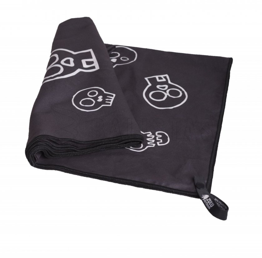Toalla Zulu Light XL 85x150cm calaveras