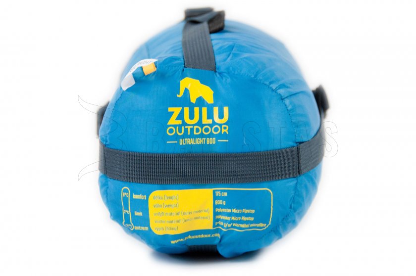 Saco de dormir Zulu Ultralight 900 185cm azul