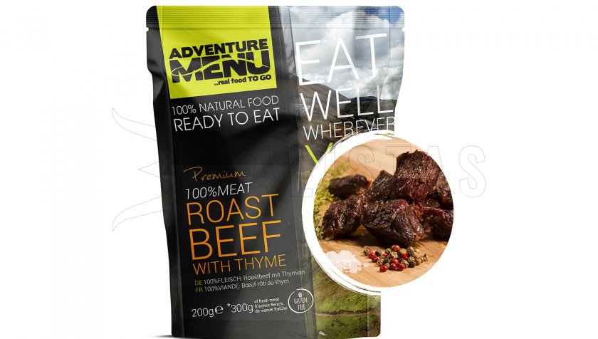 Roast beef al tomillo Menú Aventura
