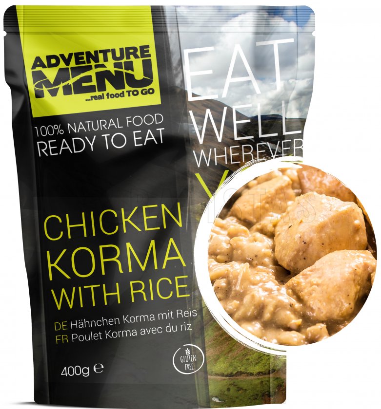 Menú IV - Ragout de ciervo + Pollo Korma Menú Aventura