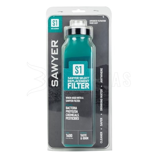 Sawyer S1 Botella con filtro de espuma
