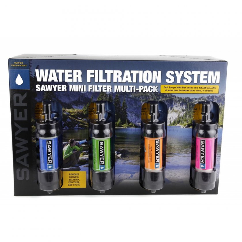 Filtro de agua Sawyer SP128 Mini Color Multipack 4pcs