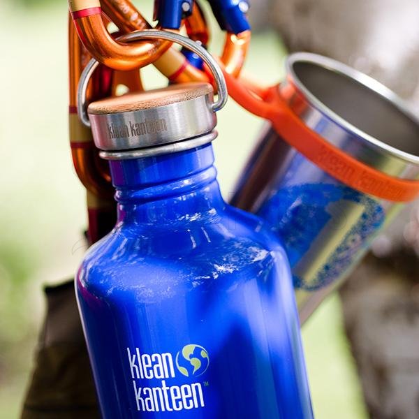 Botella de acero inoxidable Klean Kanteen Classic Loop 1182ml