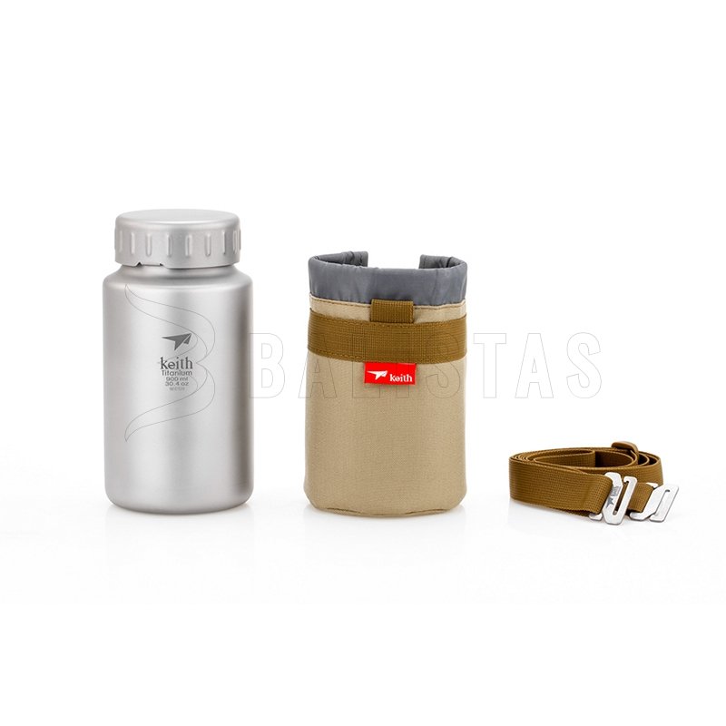 Botella de titanio Keith Sport Bottle 900ml