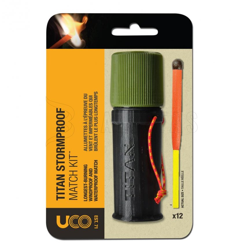 Kit de fósforos UCO Titan Stormproof 12 piezas