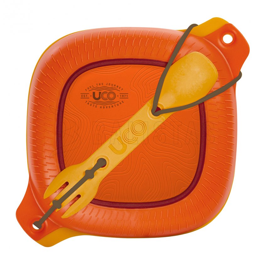 UCO Mess Kit 4 piezas naranja