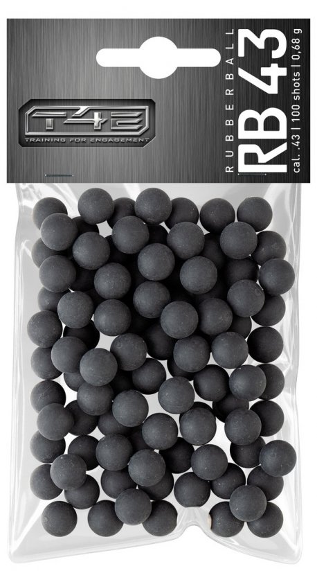 RAM Beads T4E cal.43 Goma RUB 100pcs