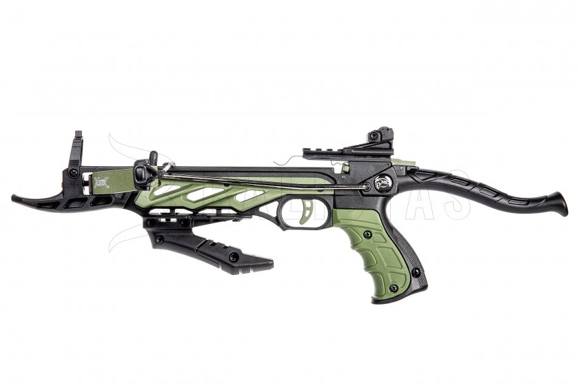 Pistola ballesta Beast Hunter Alligator Verde 80lbs