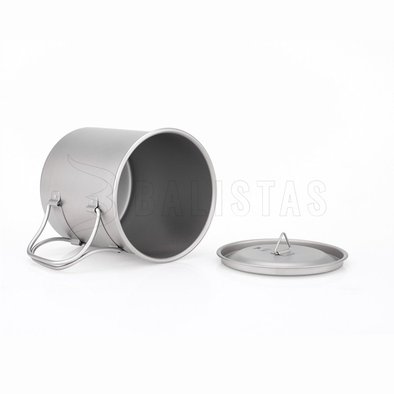 Taza Keith de titanio con tapa 550 ml