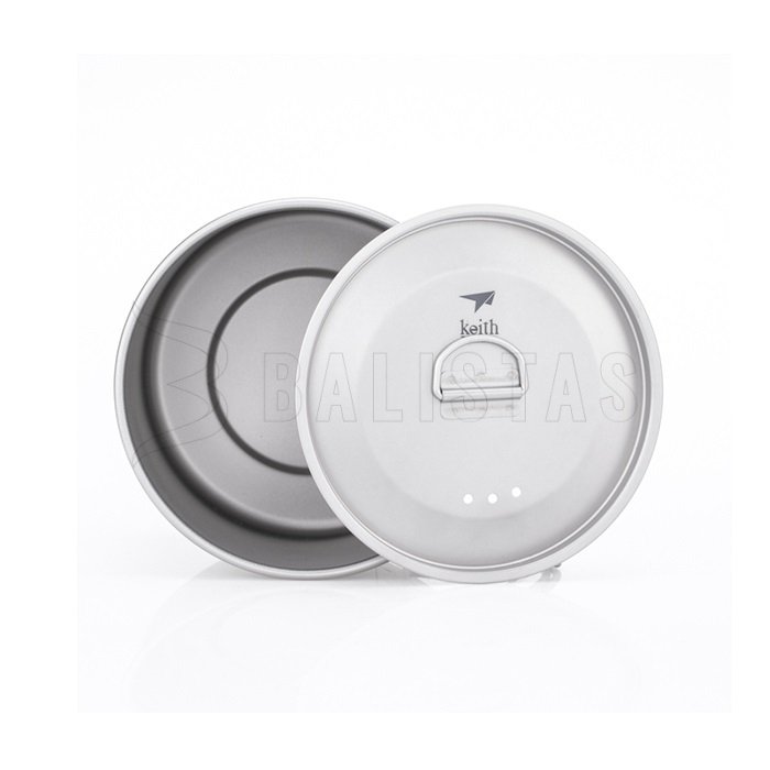 Taza de titanio Keith con tapa 900ml