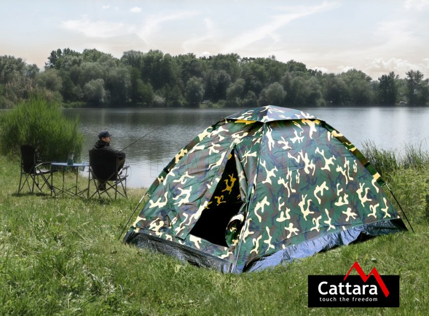 Tienda Cattara Army para 2 personas camo