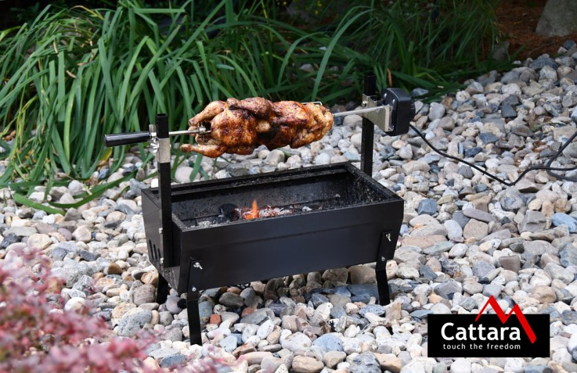 Grill Cattara Barbeque con espetón giratorio