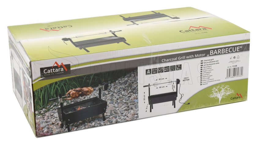 Grill Cattara Barbeque con espetón giratorio