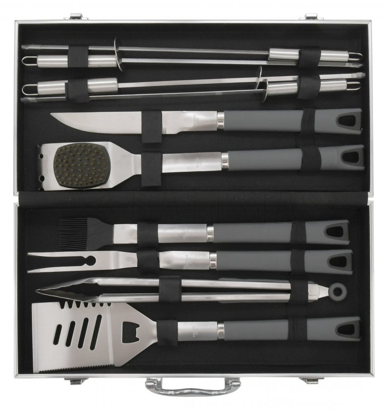 Utensilios para asar Cattara Grey Line set 11pcs