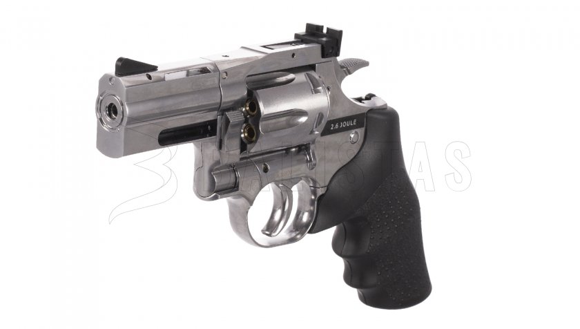 Revólver de aire comprimido ASG Dan Wesson 715 2,5" diabolky plata