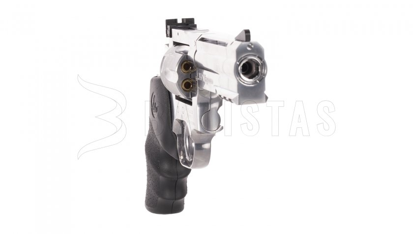 Revólver de aire ASG Dan Wesson 715 4" silver balines