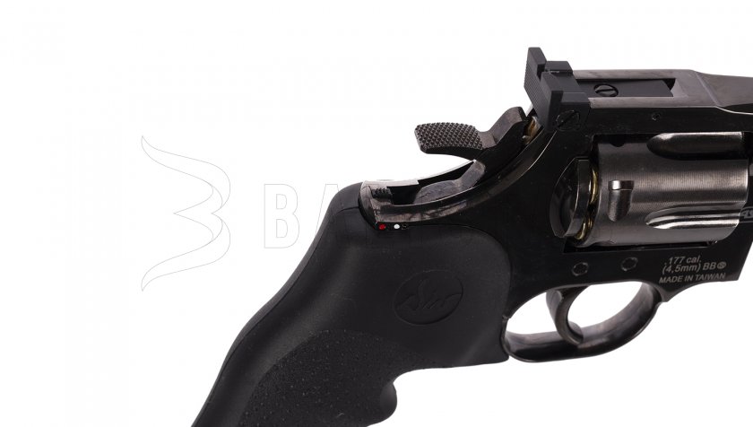 Revólver de aire comprimido ASG Dan Wesson 715 4" tiro gris
