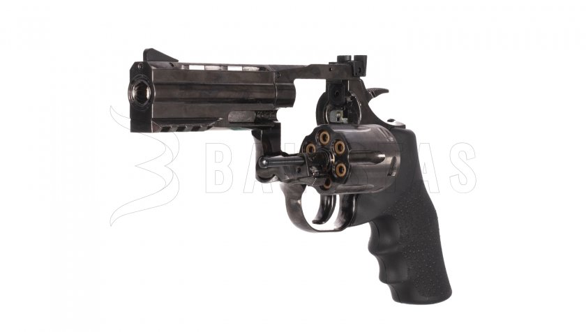 Revólver de aire comprimido ASG Dan Wesson 715 4" tiro gris