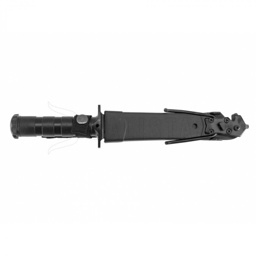 Cuchillo de supervivencia Fox Outdoor Scout negro