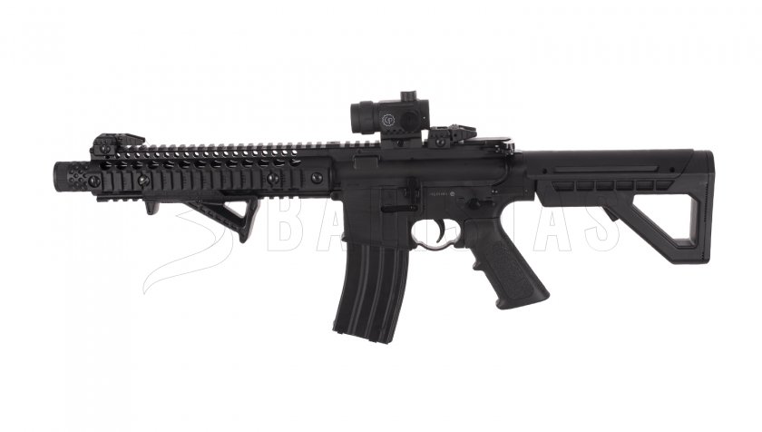 Carabina de aire comprimido Crosman DPMS SBR Full Auto 4,5mm con colimador