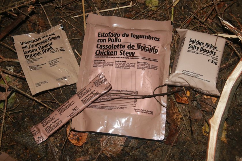 MRE One Meal, Menú IV - Ternera con champiñones