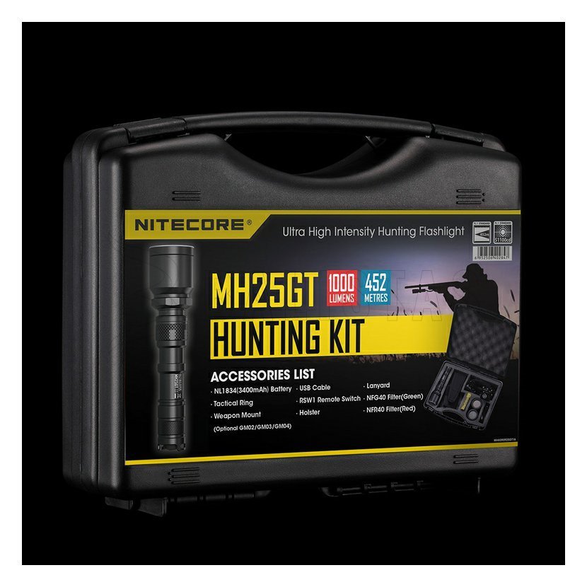 Kit de caza Nitecore MH25GT