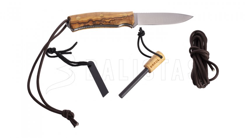 Cuchillo comodín Bushcrafter CO120-P con pedernal