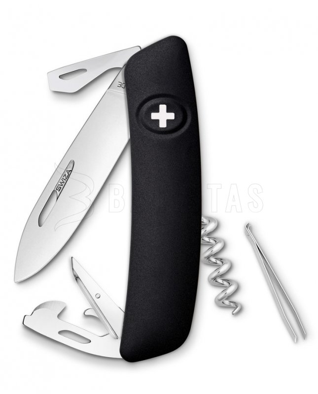 Navaja suiza de bolsillo Swiza D03 negra