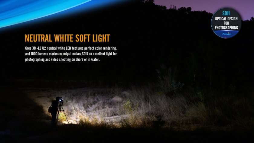 Linterna LED de buceo Fenix SD11