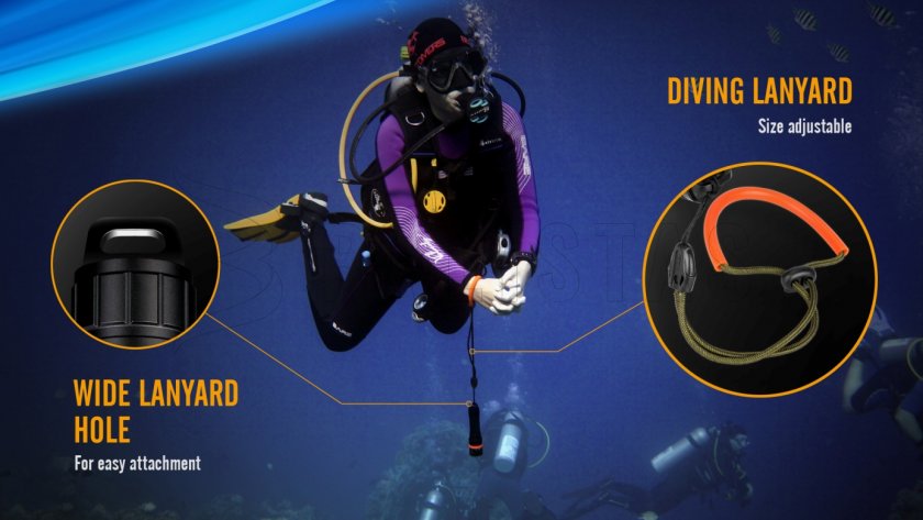 Linterna LED de buceo Fenix SD11
