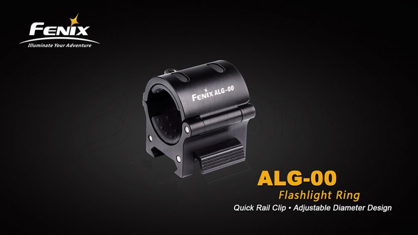 Montaje de la linterna en carril de 22 mm Fenix ALG-00