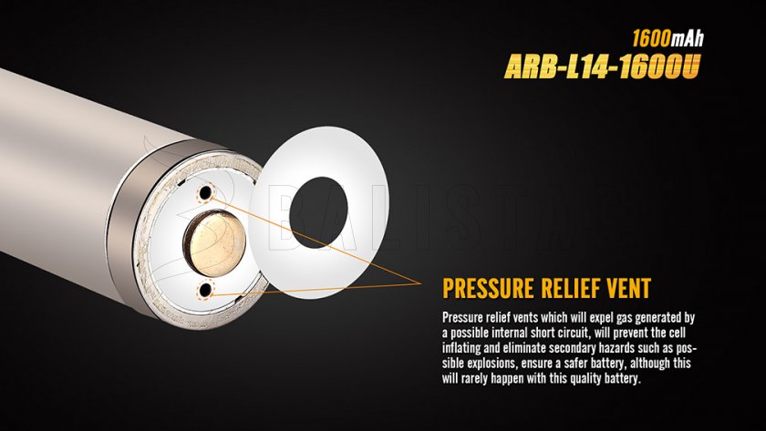 Pila recargable USB AA Fenix ARB-L14-1600U