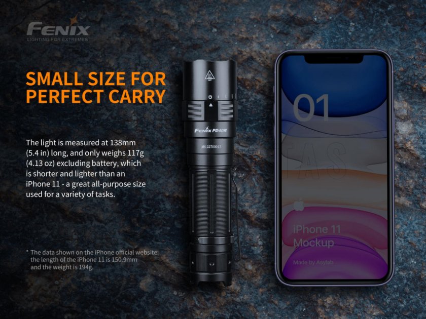 Linterna Fenix PD40R V2.0